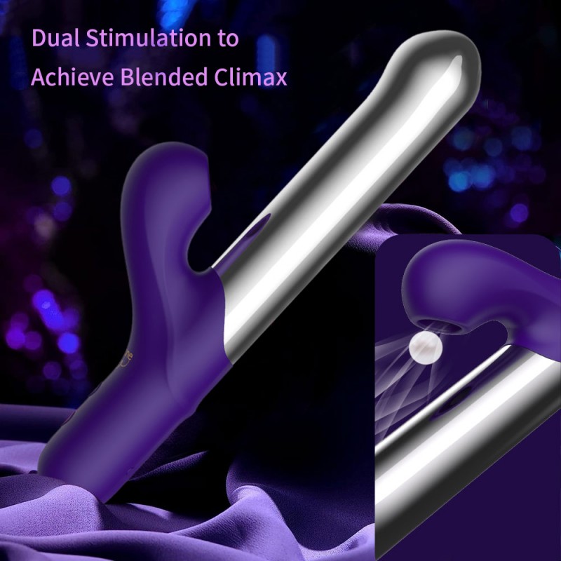 G-Spot Vibrator with 3 Clitoral Suctions & 10 Vibration Modes1