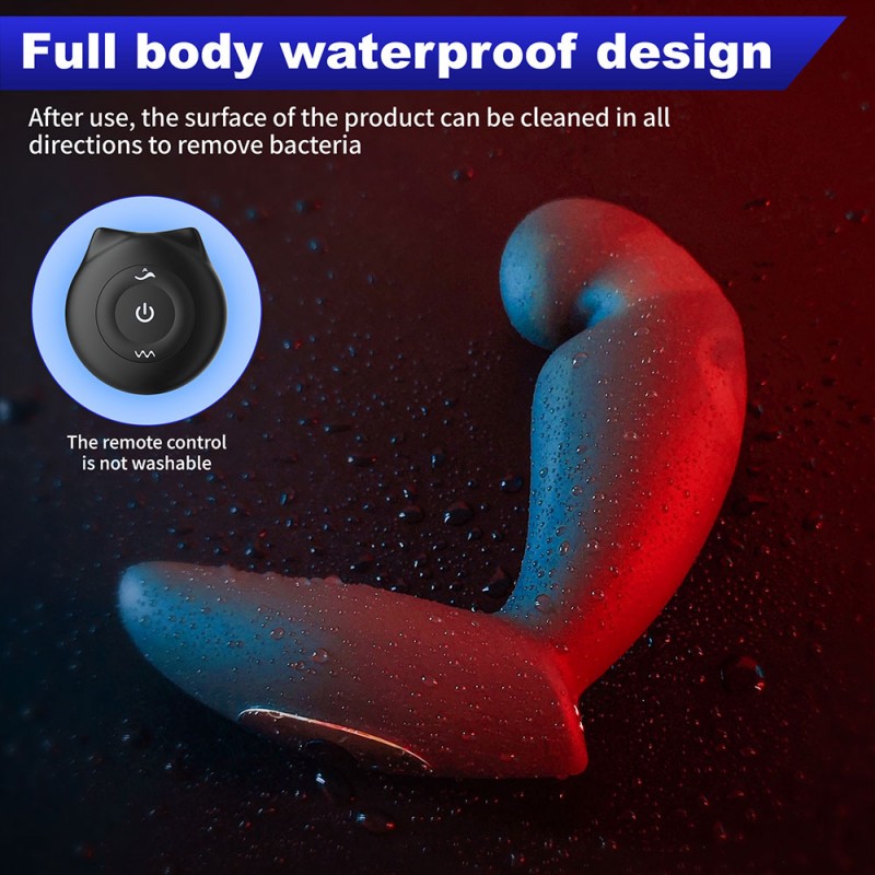 Luminous Prostate Massagers with Remote Control - 10 Color Lightings6