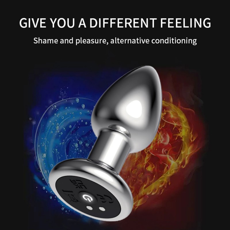 Remote Control Vibrating Metal Plug 7