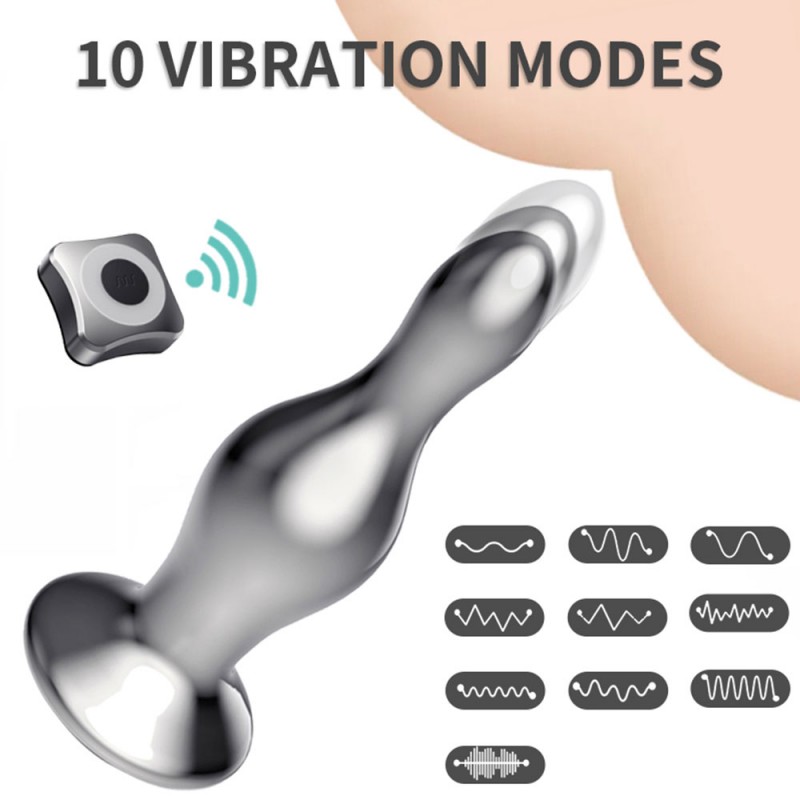 Remote Metal Massager With 10 Vibration Modes 4