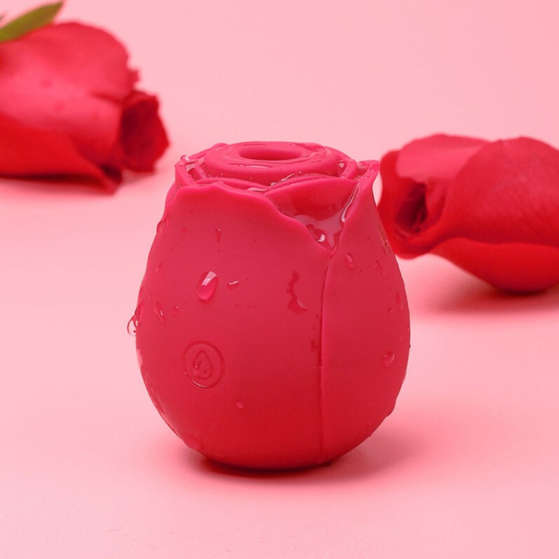 Rose Suction Vibrator with 10 Vibrating Modes3