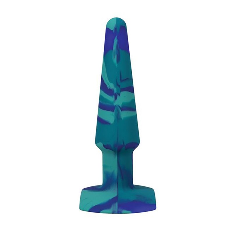 Doc Johnson A-Play Groovy Silicone 5 Inch Anal Plug Ocean1