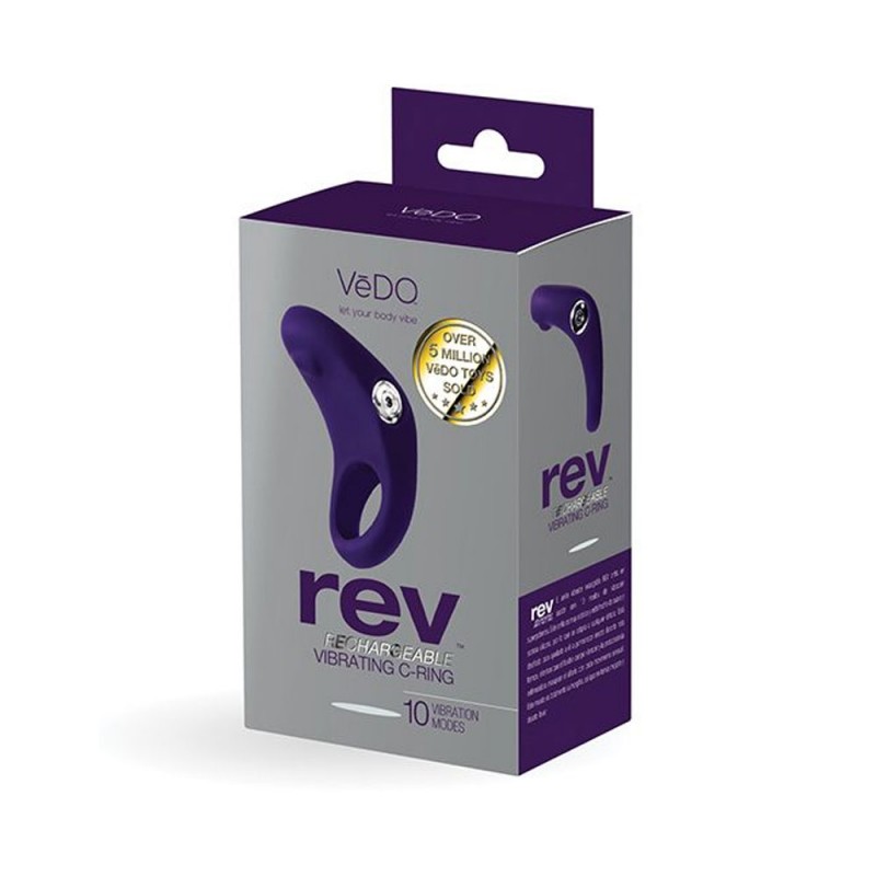 VeDO Rev Rechargeable Vibrating Penis C Ring3