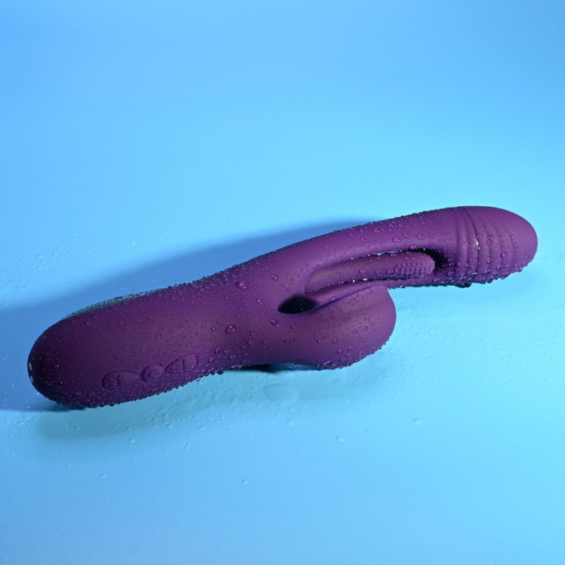 Playboy Pleasure The Thrill Rabbit Vibrator with Flapping1