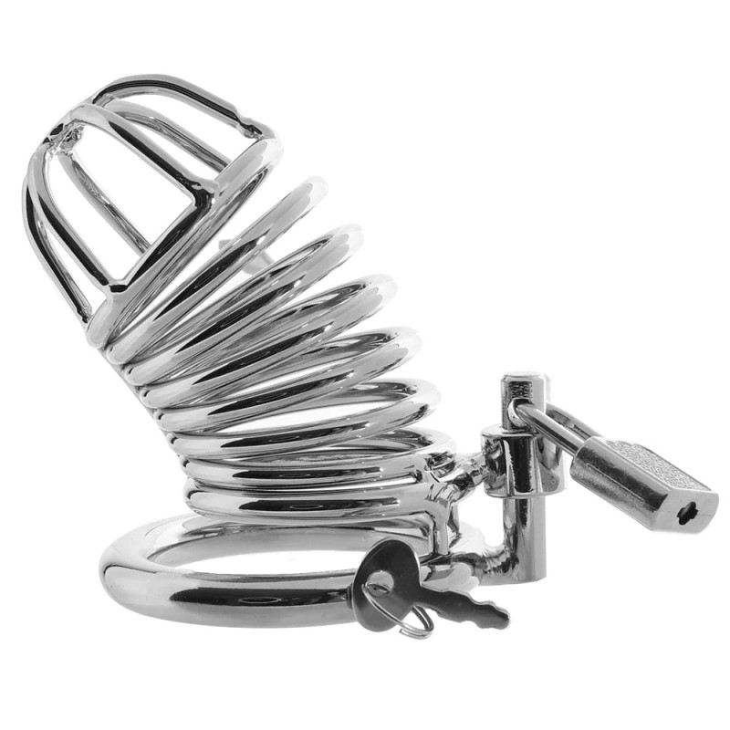 Deluxe Steel Chastity Cage 222