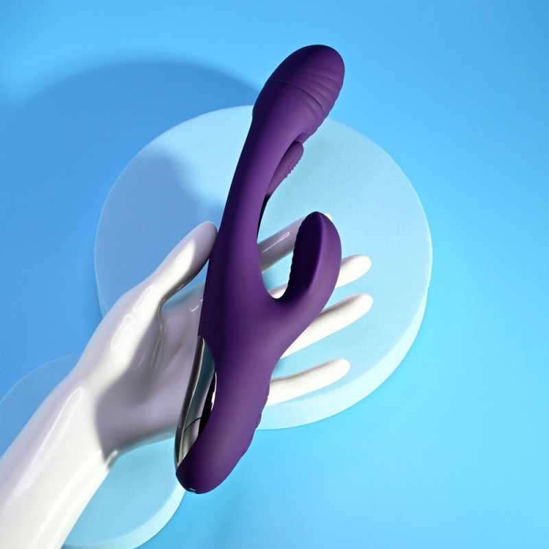 Playboy Pleasure The Thrill Rabbit Vibrator with Flapping5