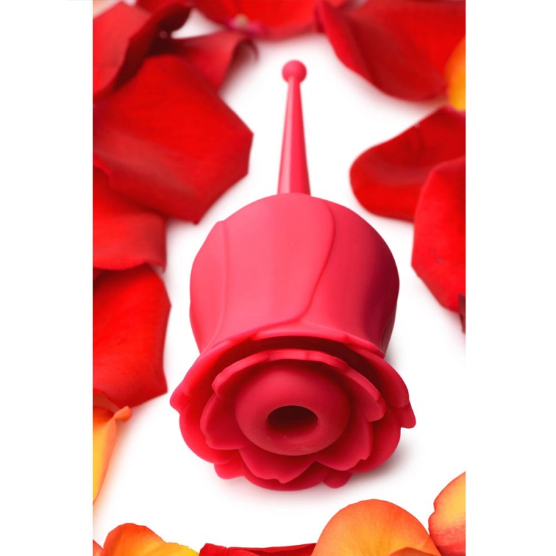 XR Brands Bloomgasm Rose Buzz 7X Sucking & Vibrating Clit Stimulator4