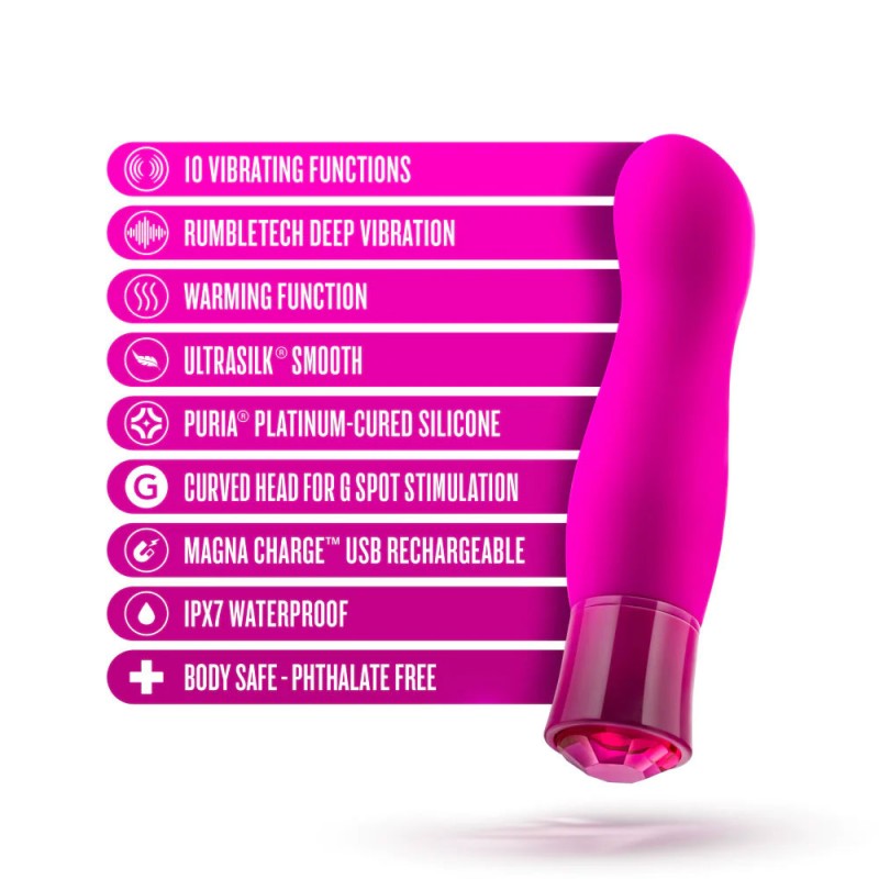 Blush Oh My Gem Exclusive Warming Rechargeable G-spot Vibrator Massager3