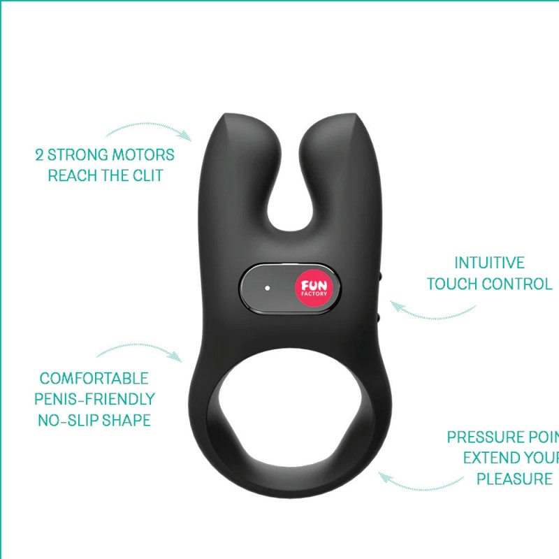 Fun Factory Nos Rechargeable Vibrating Cock Ring