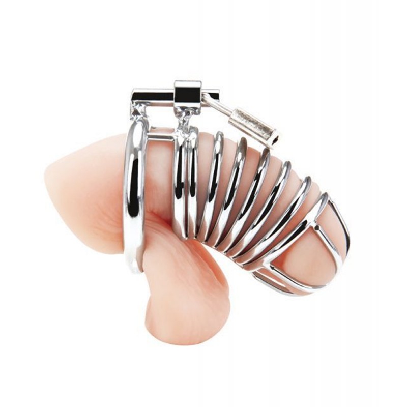 Deluxe Steel Chastity Cage 2