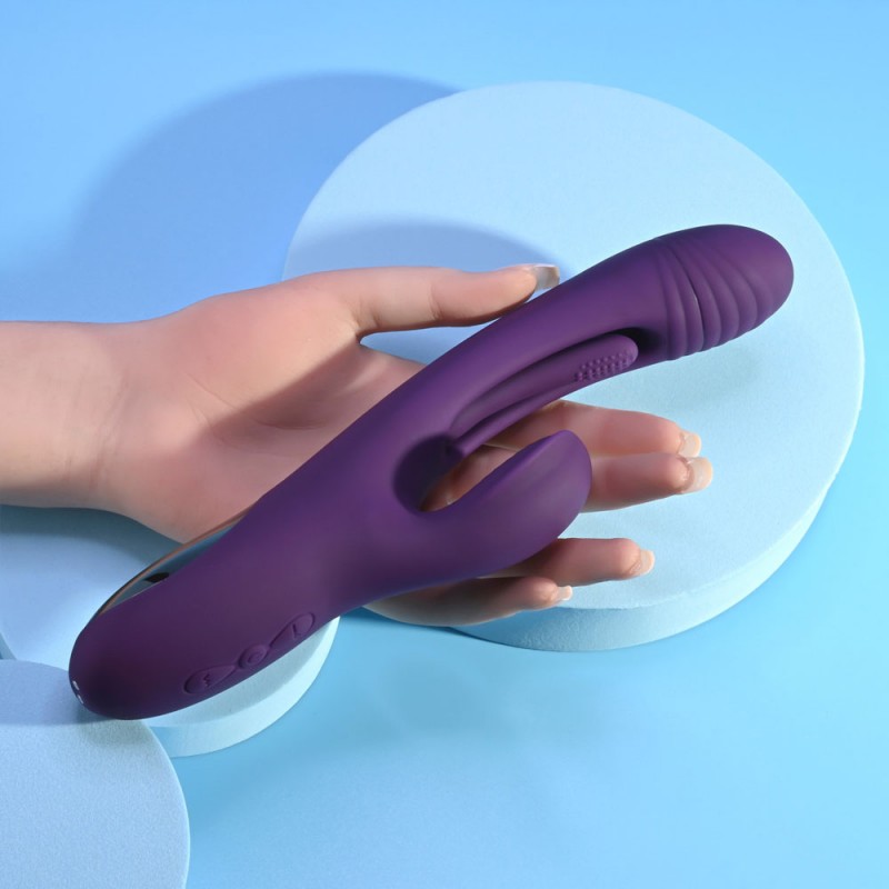 Playboy Pleasure The Thrill Rabbit Vibrator with Flapping2