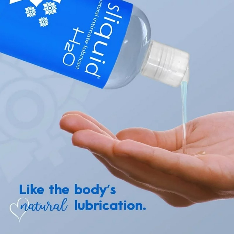 Sliquid Naturals H2O Original Water Based Lubricant 4.2oz 5