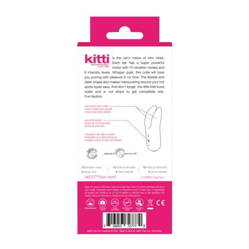 VeDO Kitti Dual Tip Clitoral Vibrator2