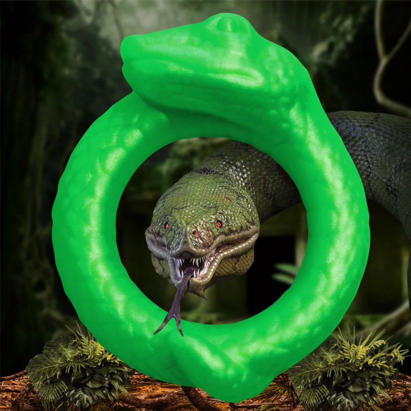 Xr Brands Serpentine Silicone Cock Ring 7