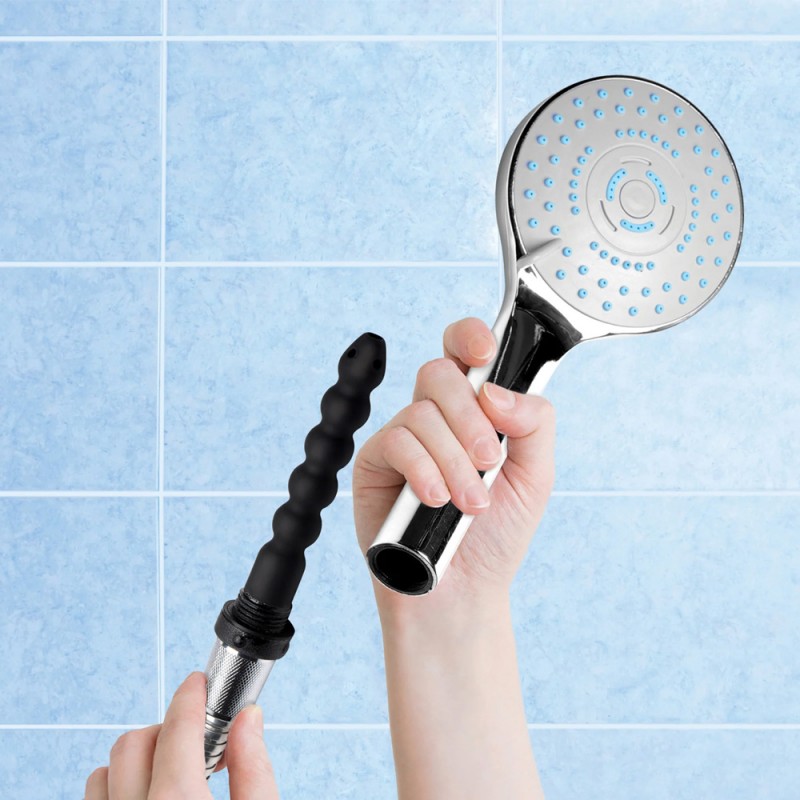 Shower Head with Silicone Enema Nozzle Douche3