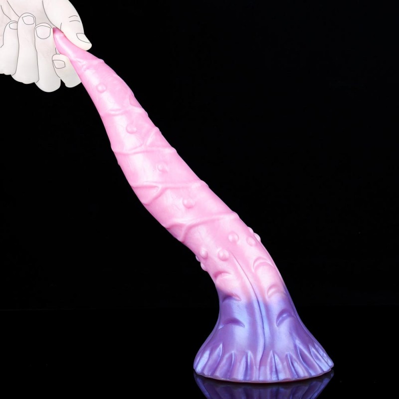 FAAK Monster Lizard Tongue Tentacle Dildo 11 Inch4