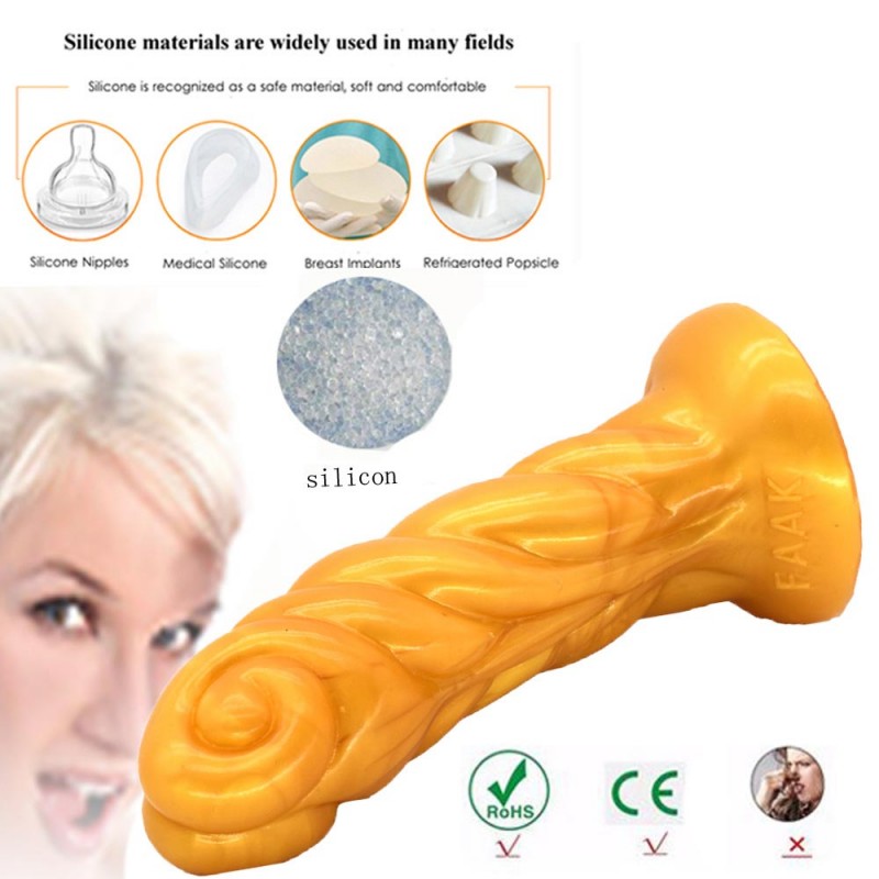 FAAK Snail Shaped Fantasy Dildo 7 Inch4