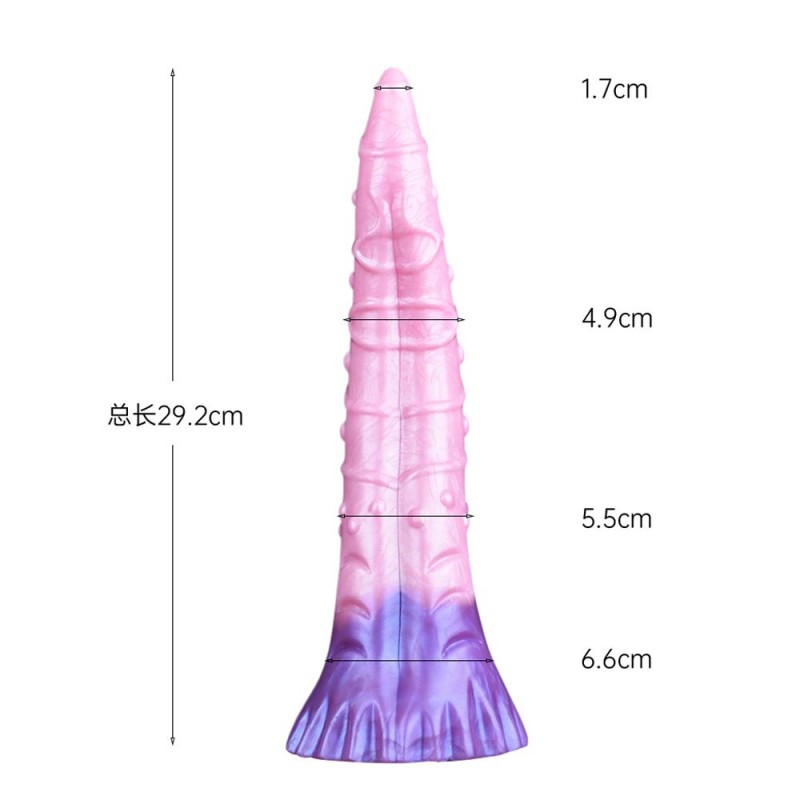 FAAK Monster Lizard Tongue Tentacle Dildo 11 Inch6