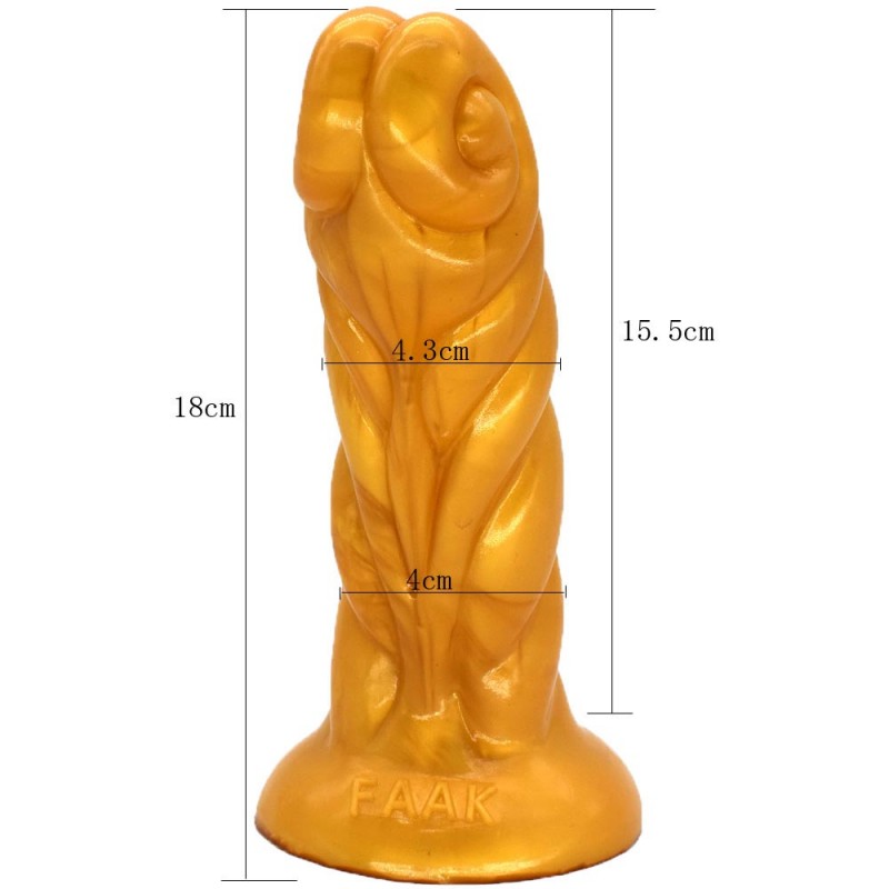 FAAK Snail Shaped Fantasy Dildo 7 Inch1