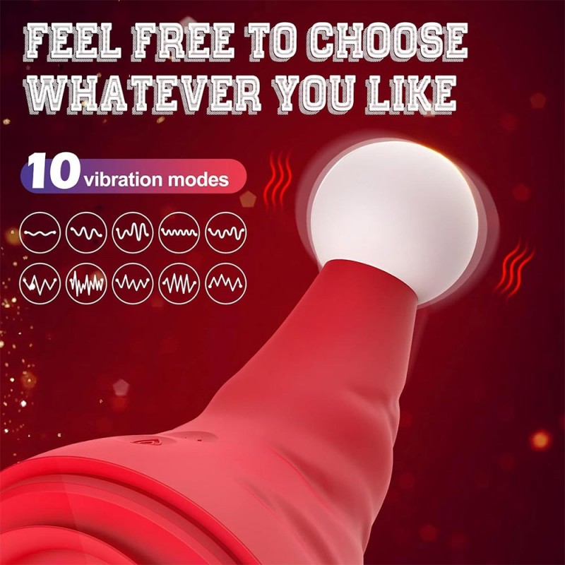 Santa Hat Multi Frequency Clitoral Stimulation Massage Vibrator