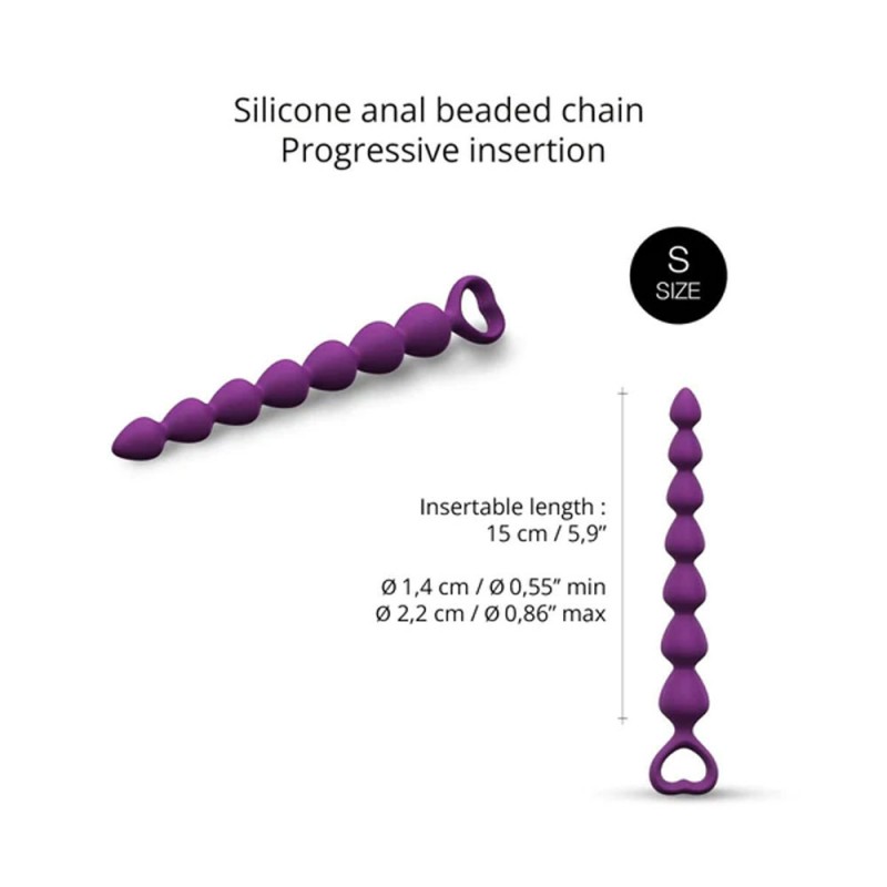 Love to Love Bing Bang Violet Small Anal Beads