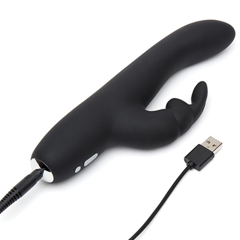 Fifty Shades of Grey Greedy Girl Rechargeable Slimline Rabbit Vibrator