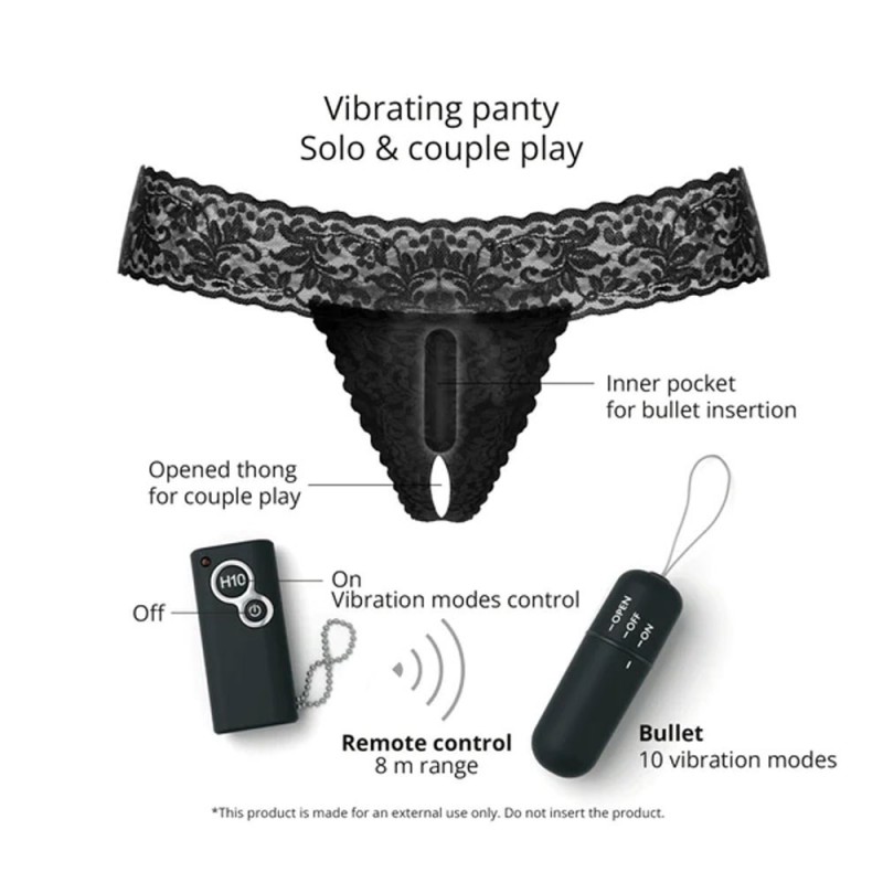 Love to Love Secret Vibrating Panty Bullet Vibrator with Remote3