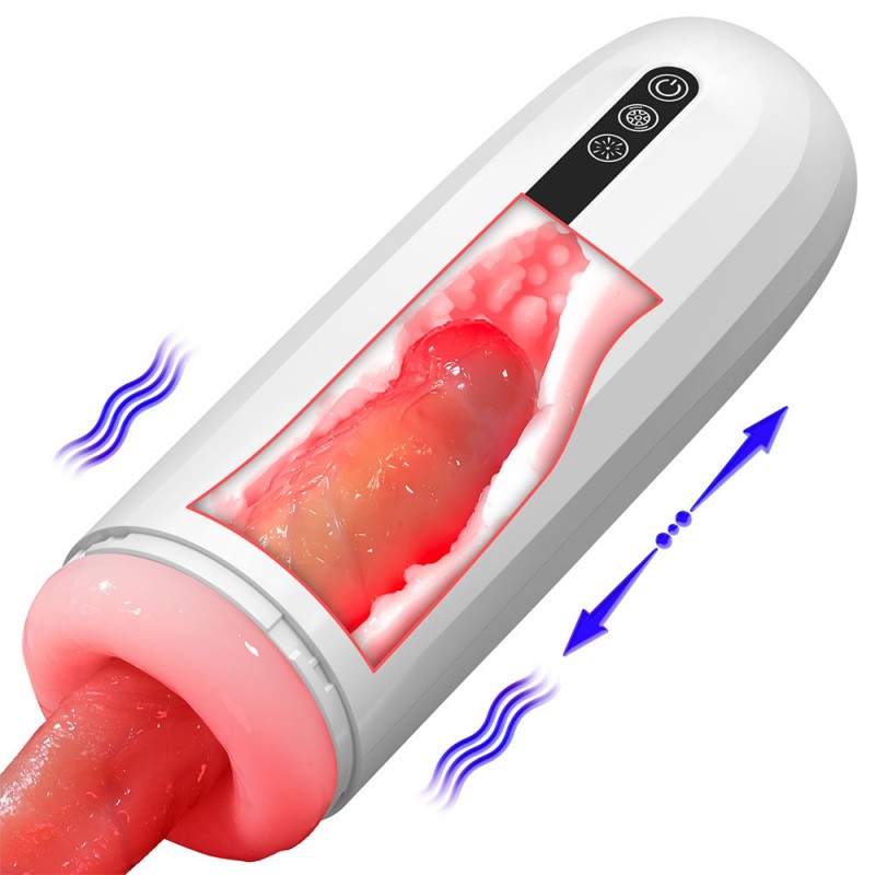 Aierle Thrusting Drying Heating Vibrating Voice Water Bath Masturbation Cup1