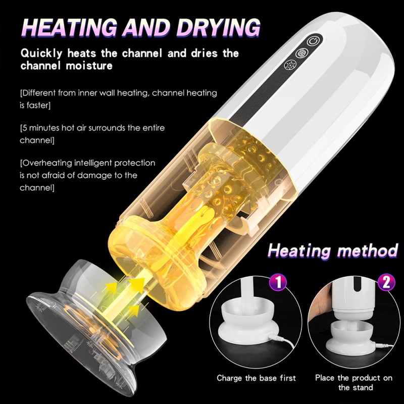 Aierle Thrusting Drying Heating Vibrating Voice Water Bath Masturbation Cup3