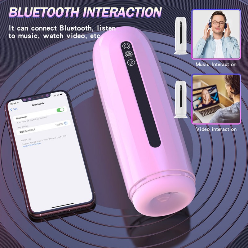 Aierle Thrusting Drying Heating Vibrating Voice Water Bath Masturbation Cup6