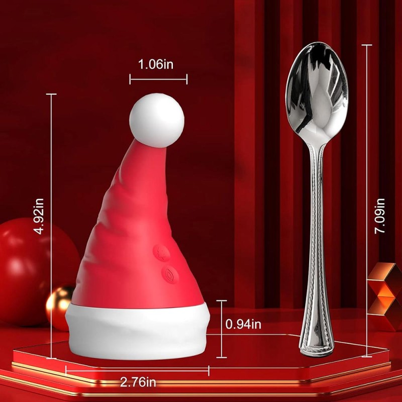 Santa Hat Multi Frequency Clitoral Stimulation Massage Vibrator