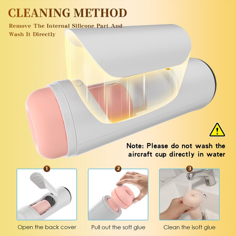 Aierle Wearable Male Masturbation Cup with Thrusting Penis & Glans & Voice Heating9