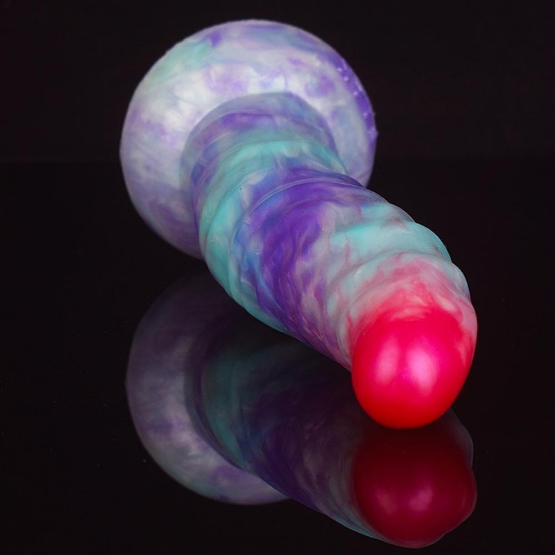 FAAK Snake Shaped Curved Fantasy Dildo 9 Inch6