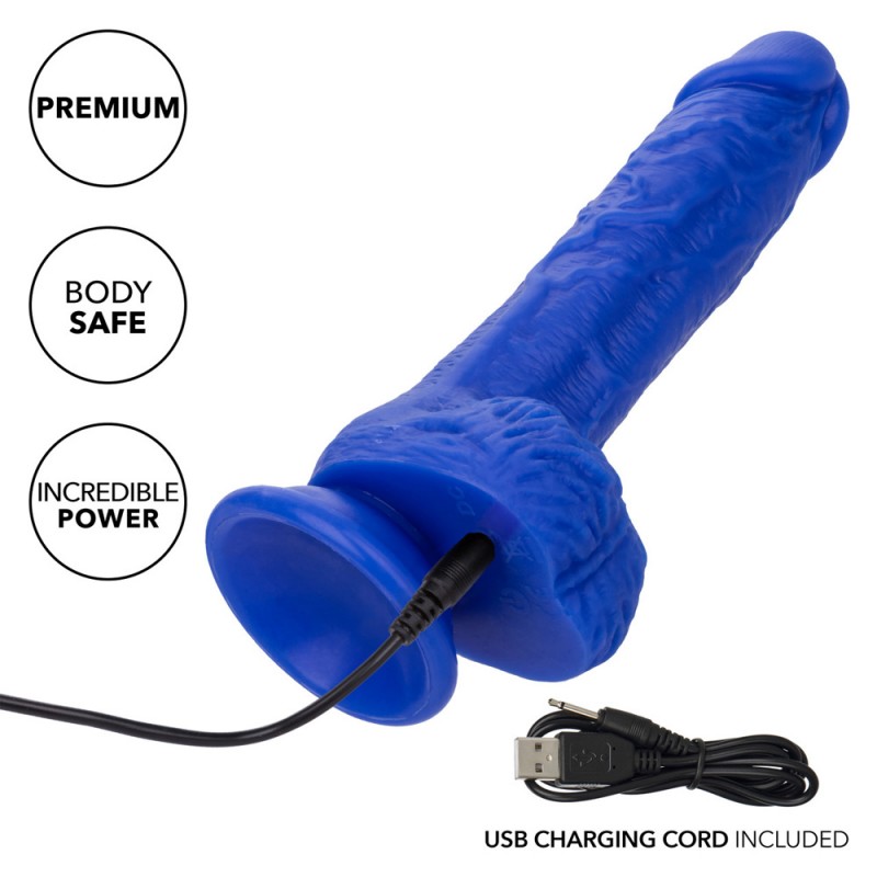 Admiral Vibrating Sailor 7 Inch Silicone Dildo with Suction Cup7