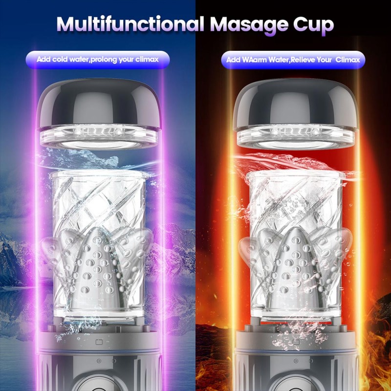 Aierle Suction Thrusting Vibrator Masturbation Cup with Tougue Licking5