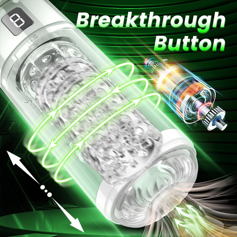 Aierle Automatic Male Masturbator with 8 Thrusting & Rotating Modes7