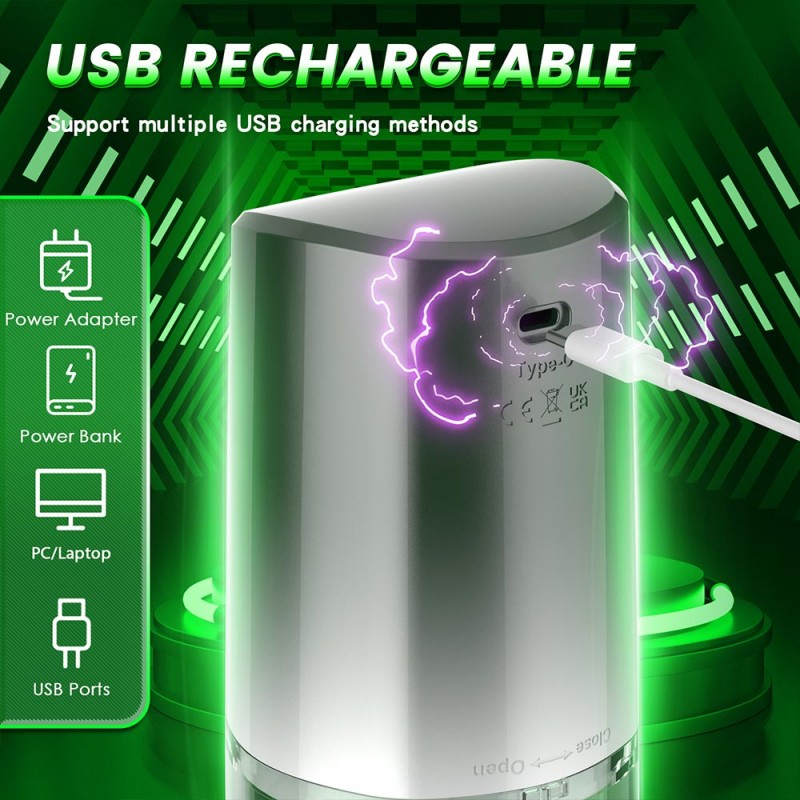 Aierle Automatic Male Masturbator with 8 Thrusting & Rotating Modes3