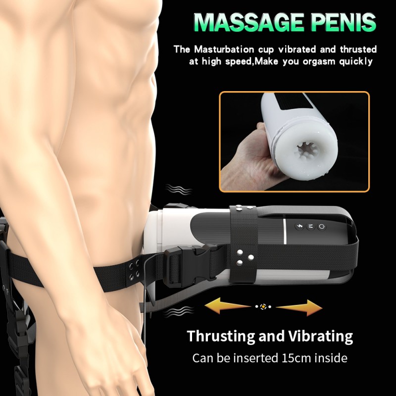 Aierle Wearable Fully Automatic Male Telescopic Vibrating Masturbator2