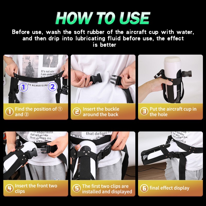 Aierle Wearable Fully Automatic Male Telescopic Vibrating Masturbator7