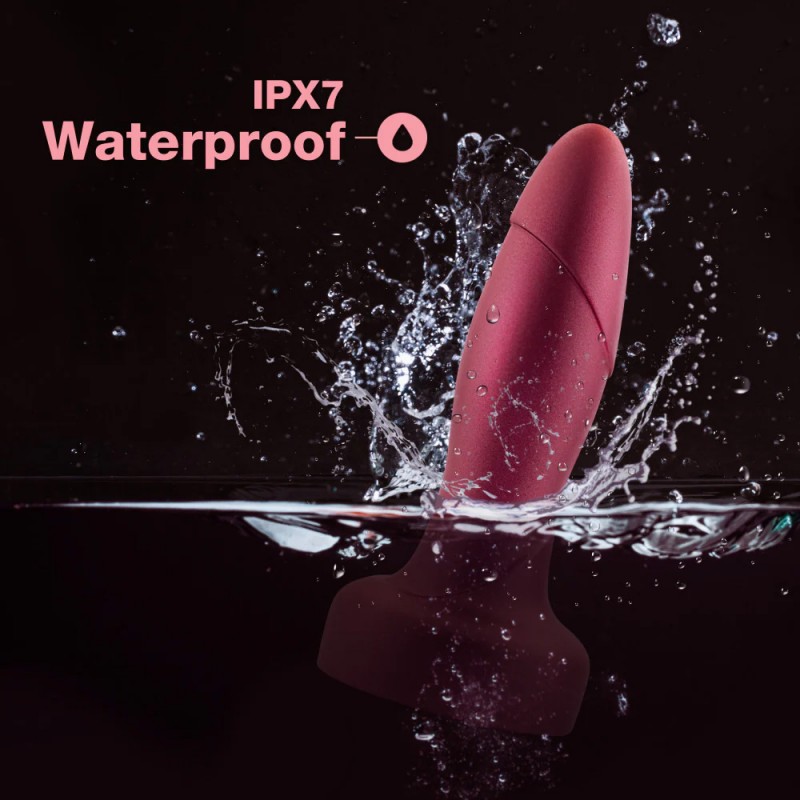 Blush Anal Adventures Matrix - Atomic Butt Plug Silicone Vibrator with Remote6