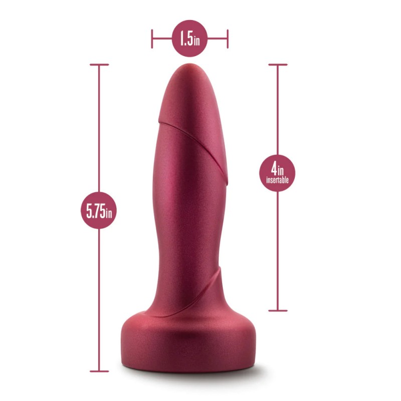 Blush Anal Adventures Matrix - Atomic Butt Plug Silicone Vibrator with Remote8