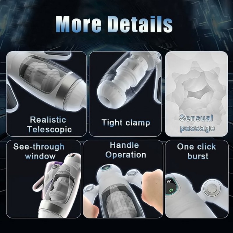 Bella Bot Robot Telescopic Vibration Male Penis Auto Stroker 3