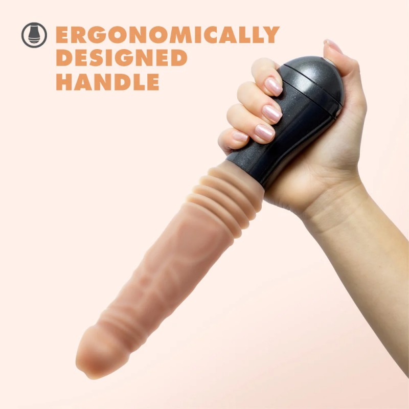 Vibrating Gyrating and Thrusting Dildo 4