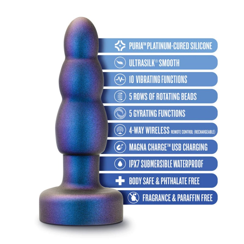 Blush Anal Adventures Matrix - Kinetik Butt Plug Vibrator Toy with Remote1