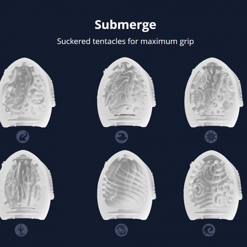 Submerge-Tidal-Voyage-Harpoon-Whirlpool-Riptide-Lovense Kraken Masturbator Soft stretchy masturbator