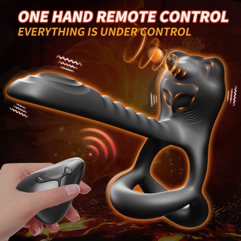 Yeain Demon King Vibrating Lock Essence Ring with Remote2