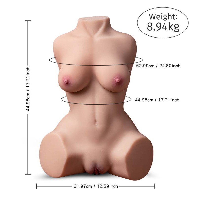 sex doll with sucking vagina Delia -45cm/17.1in Torso Sex Doll Wth Automatic Sucking Vagina (In Stock  US)-DreamLoveDoll main image 0