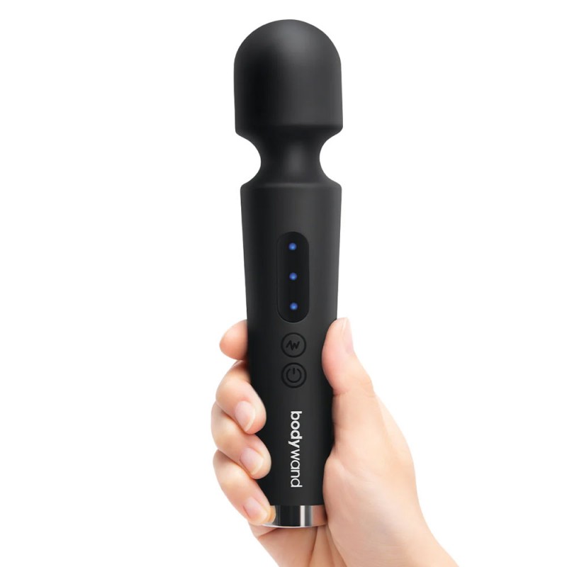 Bodywand 8" Power Wand Black Powerful Massage VibratorBodywand 8" Power Wand Black Powerful Massage Vibrator