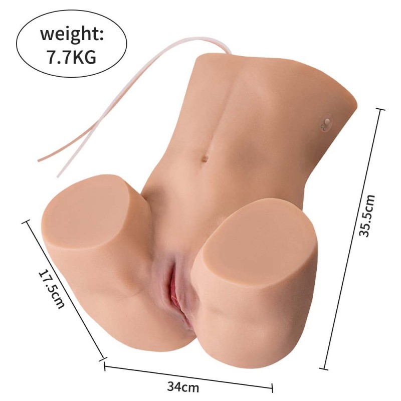 vibrating sex torso Glänzende sexy Body schwarz in Latex Optik main image 0