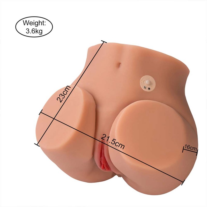 8.5LB Olga Lifelike Brown Vagina Anal Sex Doll for Man